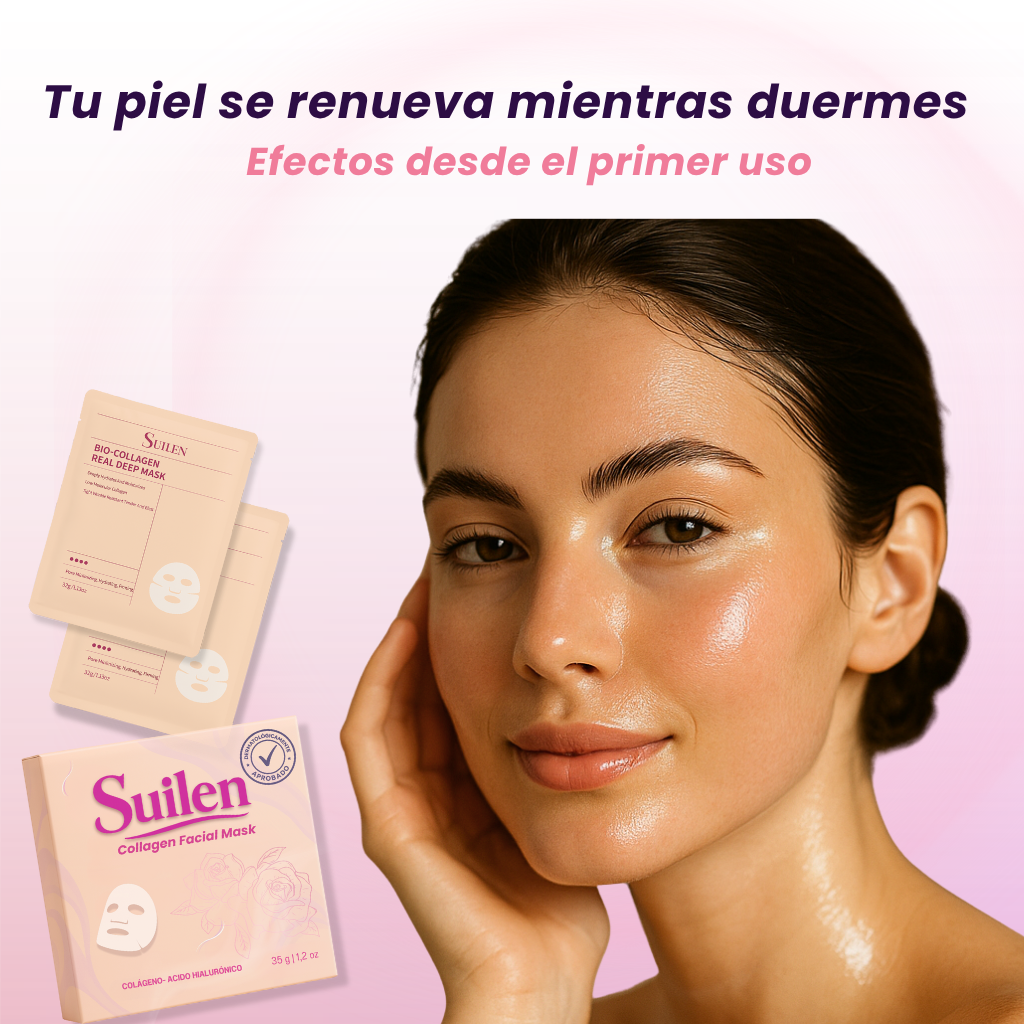 Mascarilla facial Suilén® con colágeno